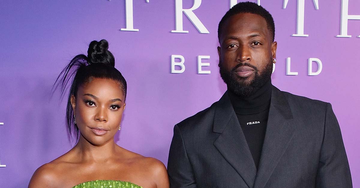 Gabrielle Union Wore Every Editor’s Go-To Uniform For a Date With Dwyane Wade