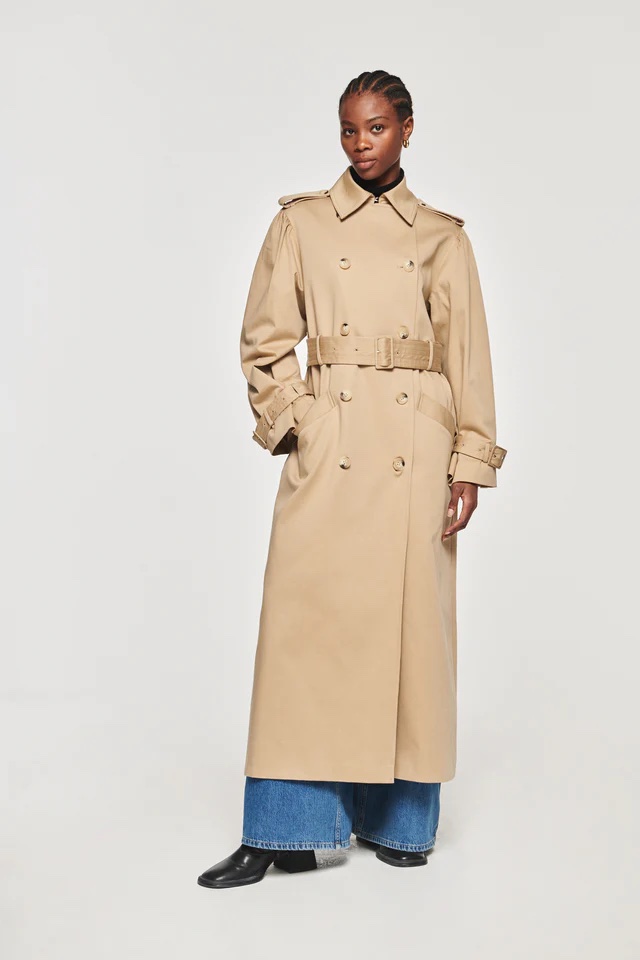 trench coat and loafer outfits 305356 1693485307990
