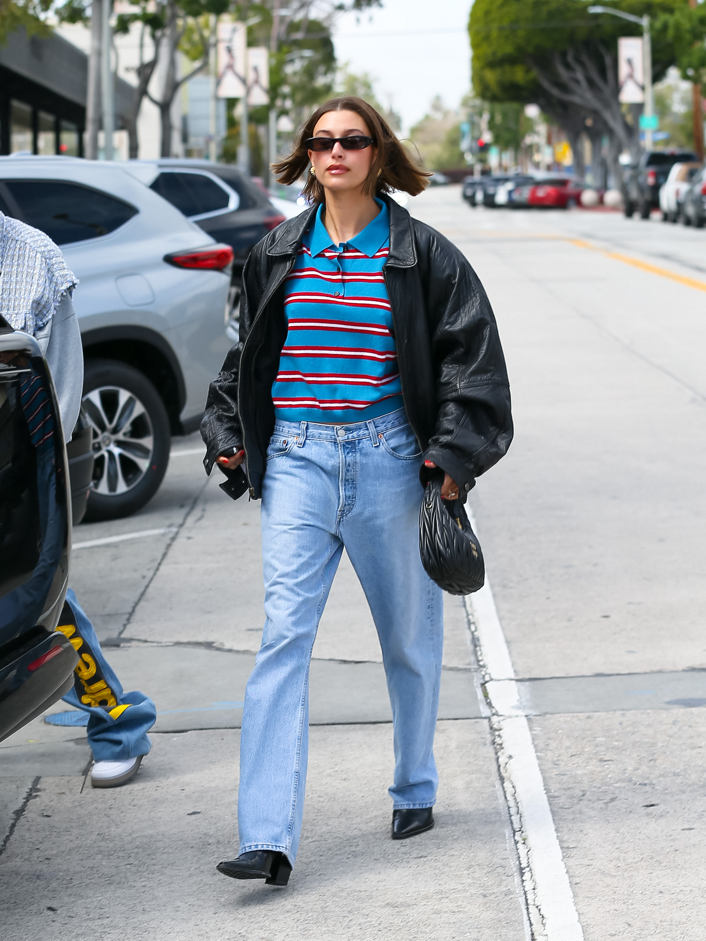 Hailey Bieber Wore Levi's 501 Jeans in the Most 2023 Way | Who What Wear
