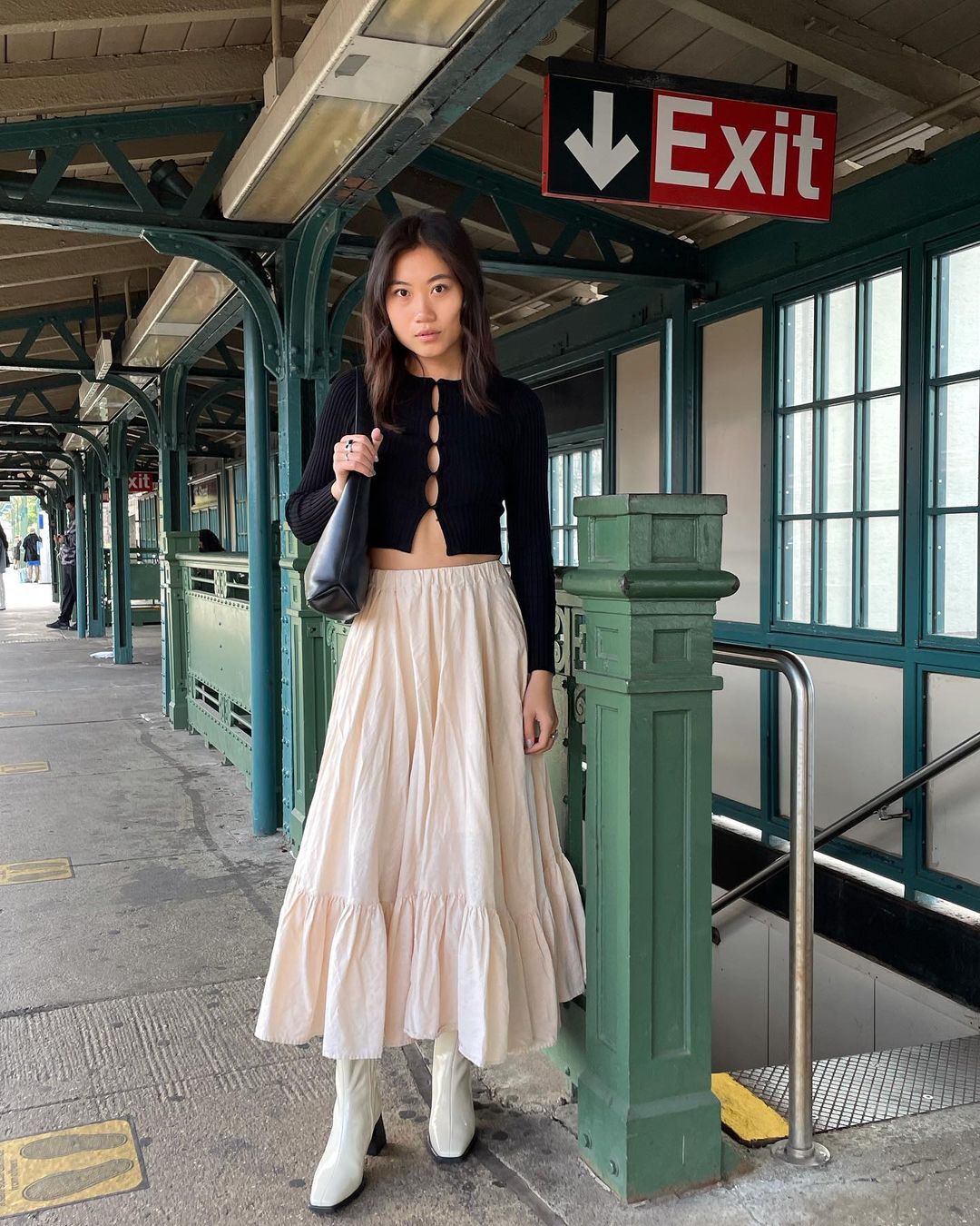 5 Cute Long Denim Skirt Outfits That Are OnTrend  Who What Wear