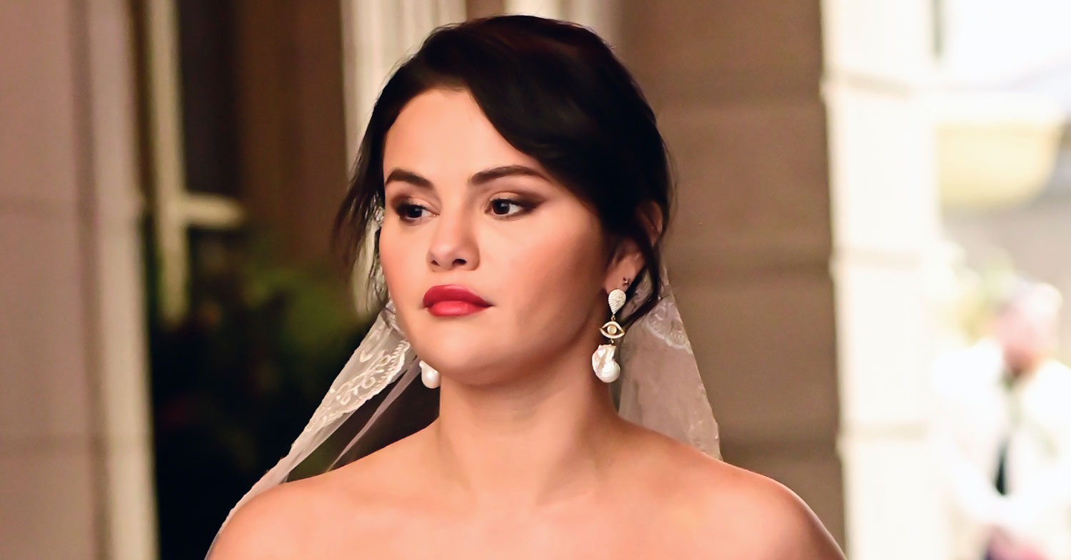 Selena Gomez Wore a Fairytale-Worthy Wedding Dress While Filming in NYC