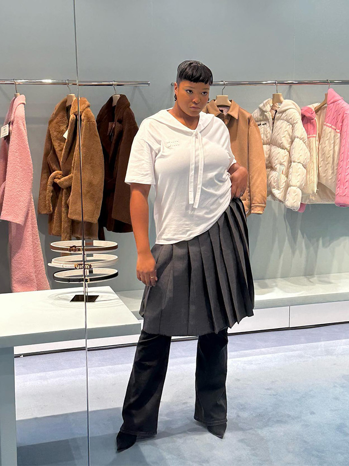 Jean Paul Gaultier Combined Trouser Skirt in Black for Men | Lyst