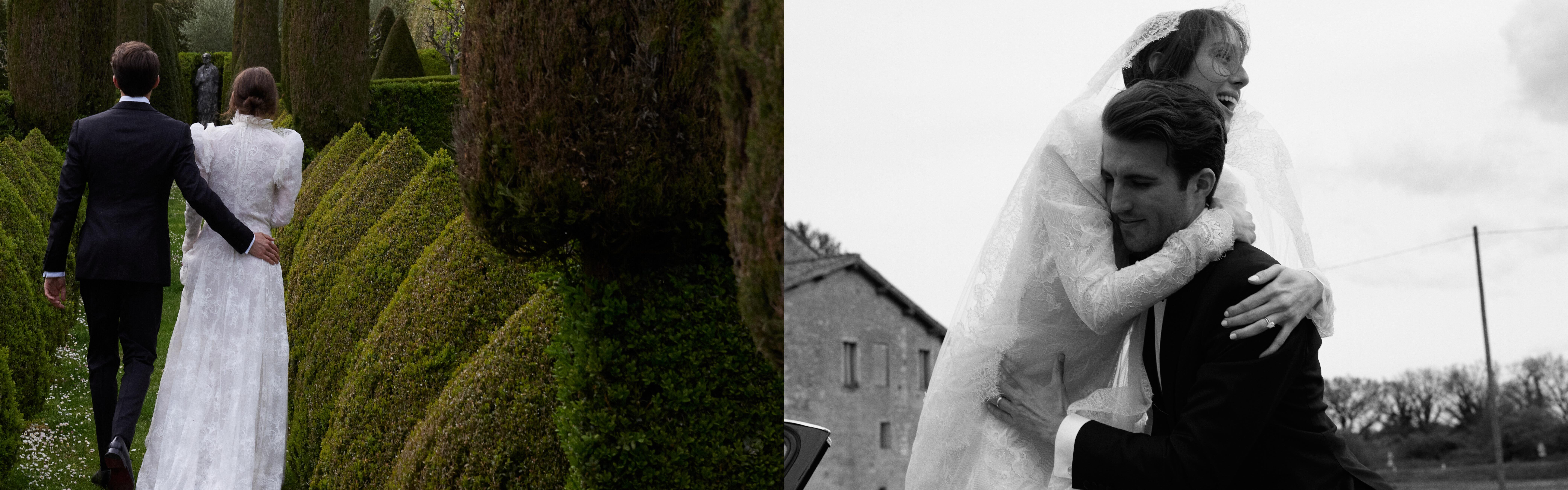 A Tuscan Villa and Custom Zac Posen Dress Set the Scene for This Idyllic Wedding