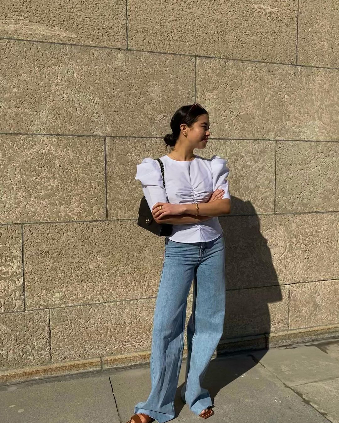 White-Blouse-and-Jeans Outfits Are All I Want to Wear RN | Who What Wear UK