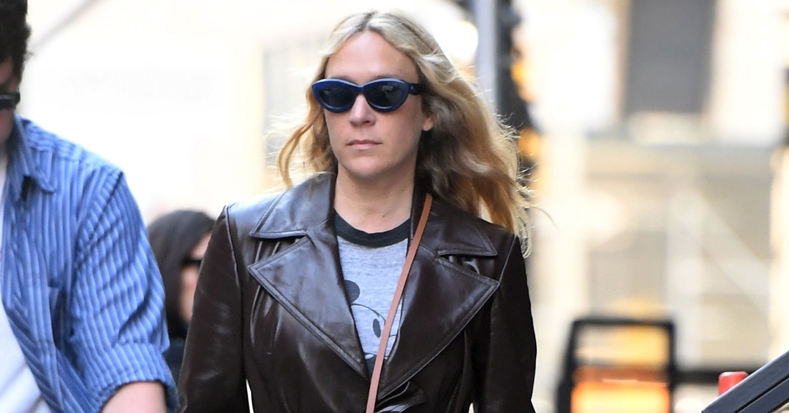Chloë Sevigny wore the flat shoe trend I always wear at the airport