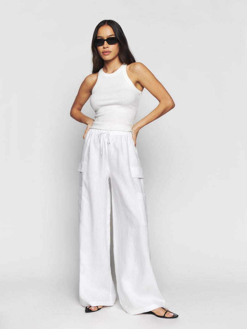 Buy White Trousers & Pants for Women by PIROH Online | Ajio.com-saigonsouth.com.vn
