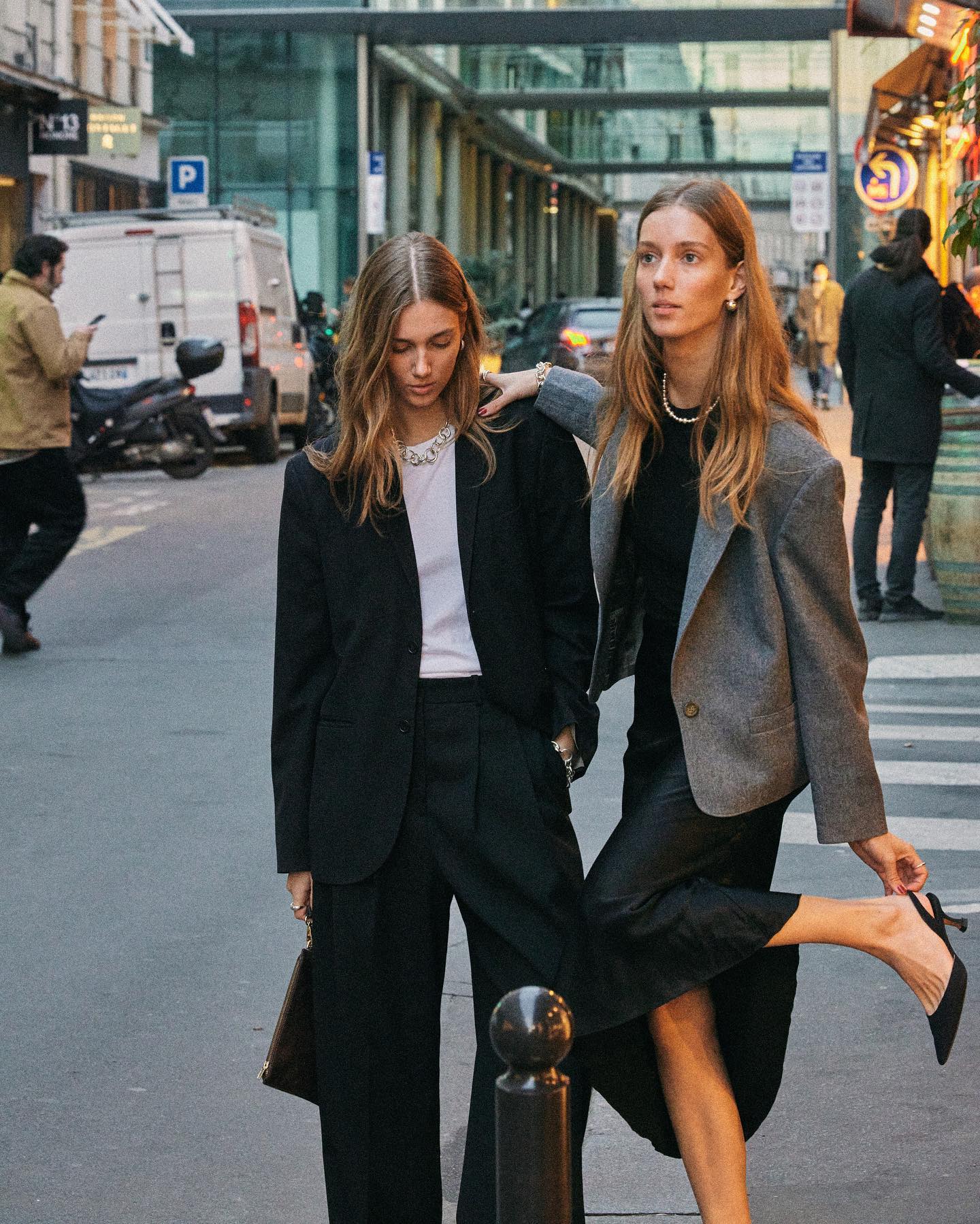 Chic Outfit Ideas From Amalie and Cecilie Moosgaard Nielsen | Who What Wear