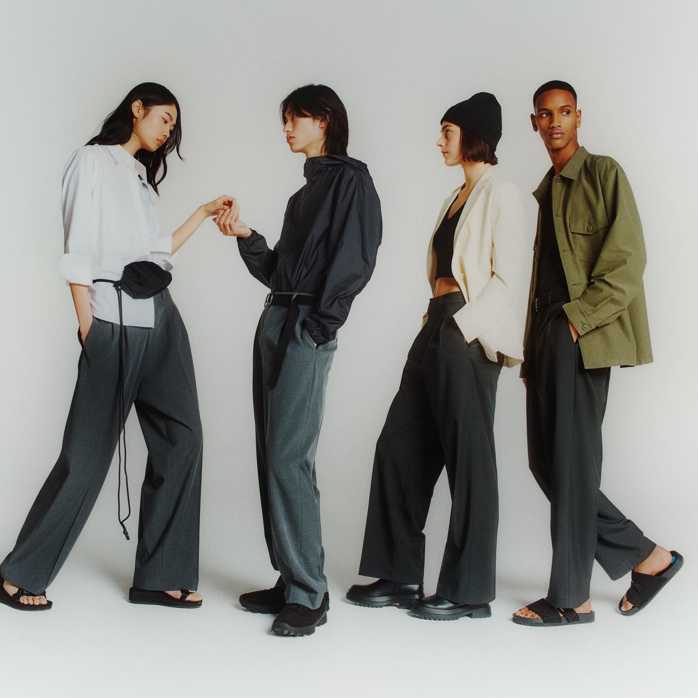 So, TikTok Really Rates Uniqlo's Pleated Wide-Leg Trousers | Who What Wear