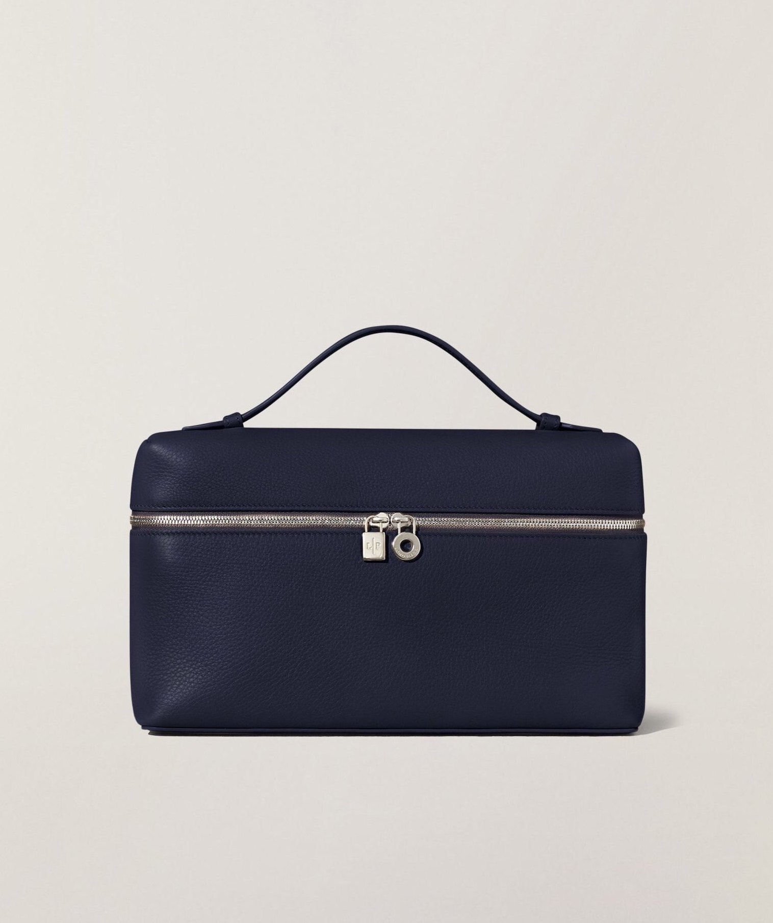 Shop Loro Piana Extra L27 Saffiano Leather Pouch Crossbody Bag