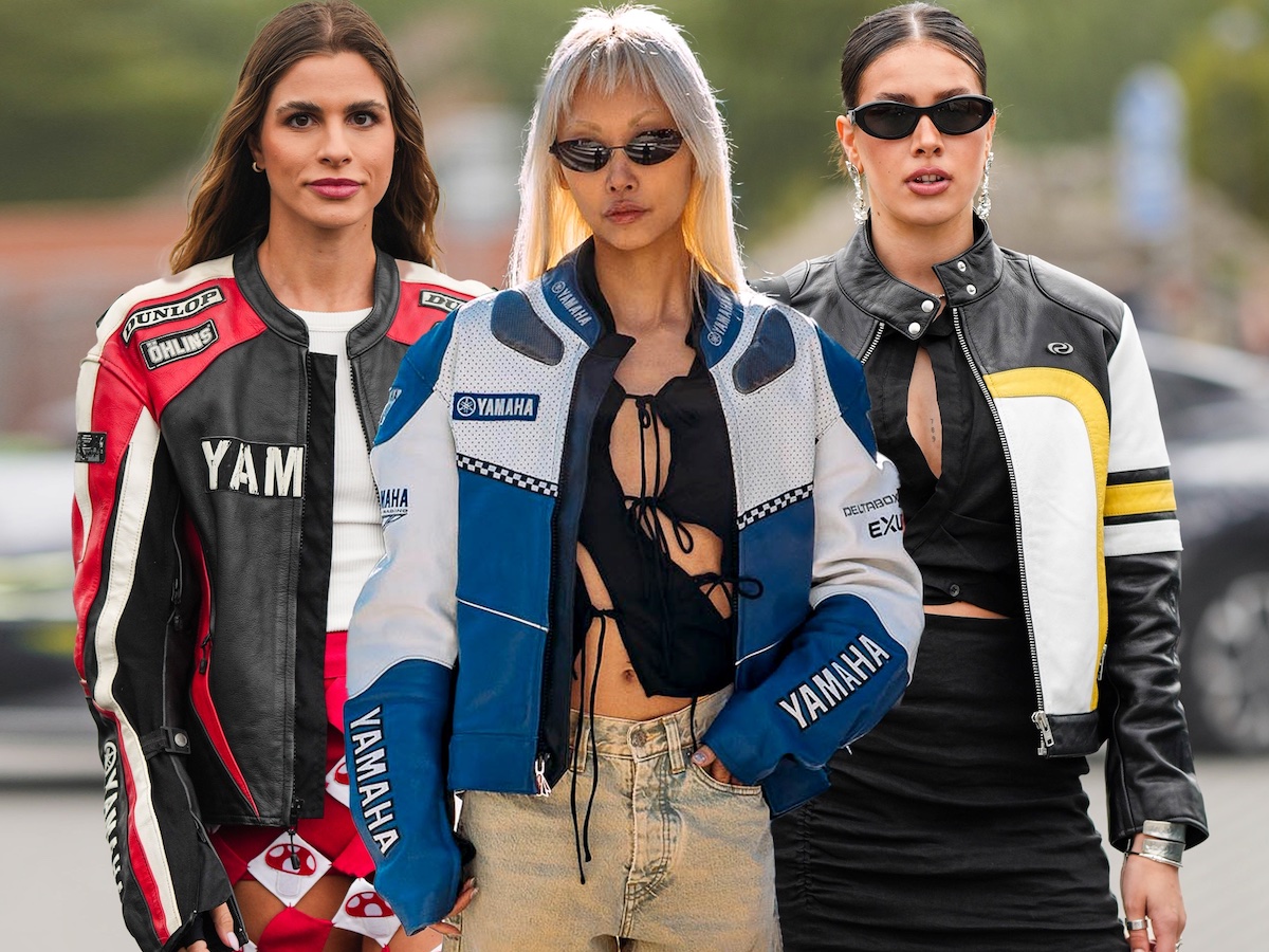 23 Insanely Cool Racing Moto Jackets Fall Outerwear Trend Vanessa Hong Street Style