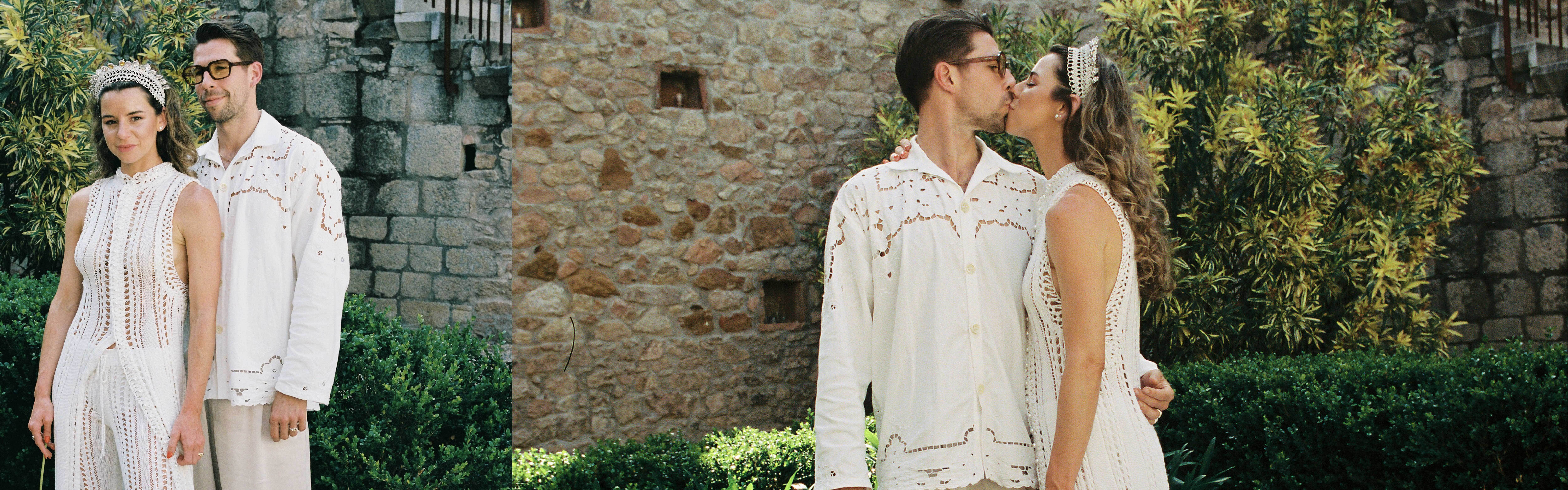 This Vintage Dealer Wore a Crochet Top and Trousers for Her Spanish Wedding