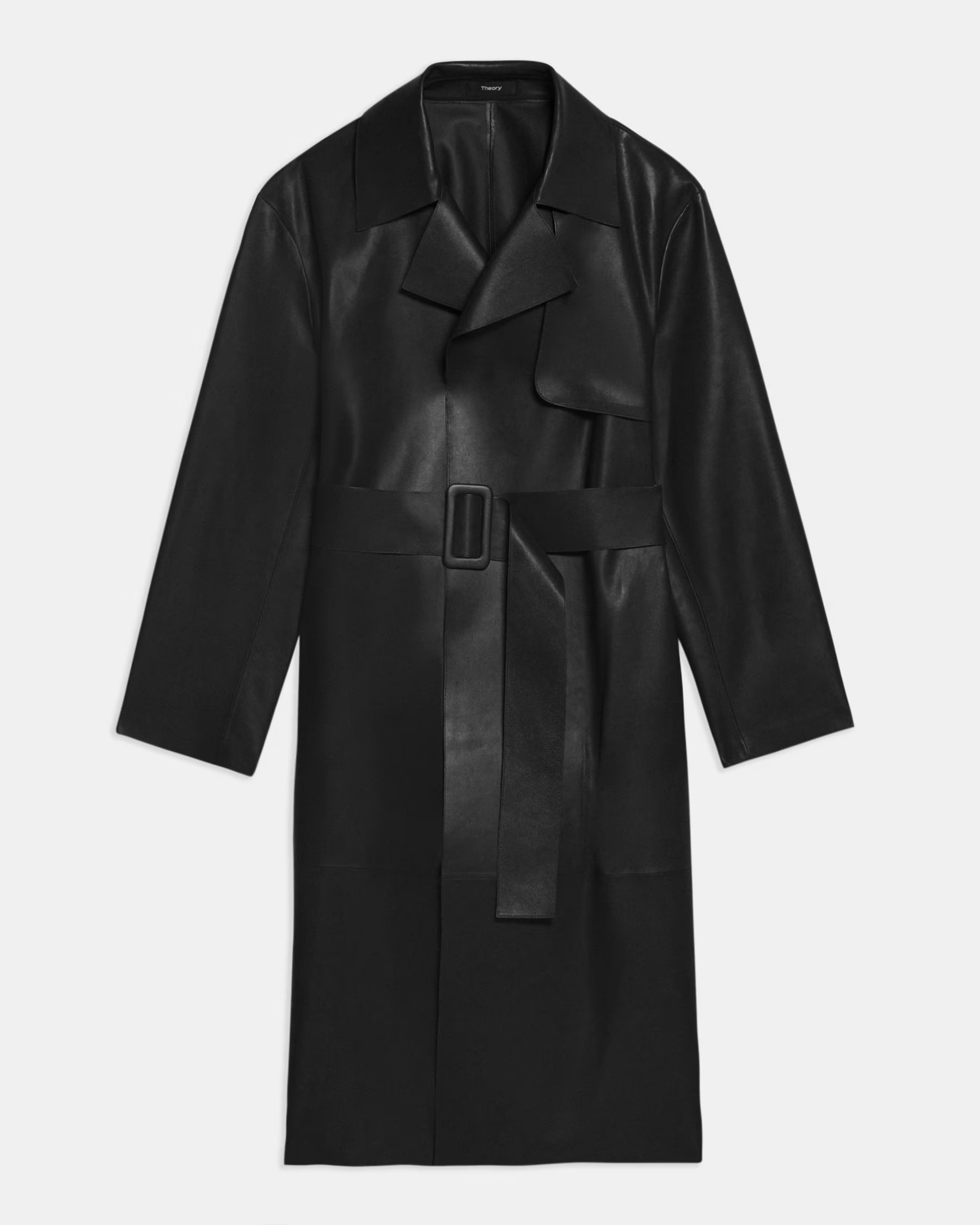 Alexa Chung Just Wore a Black Leather Trench Coat | Who What Wear UK