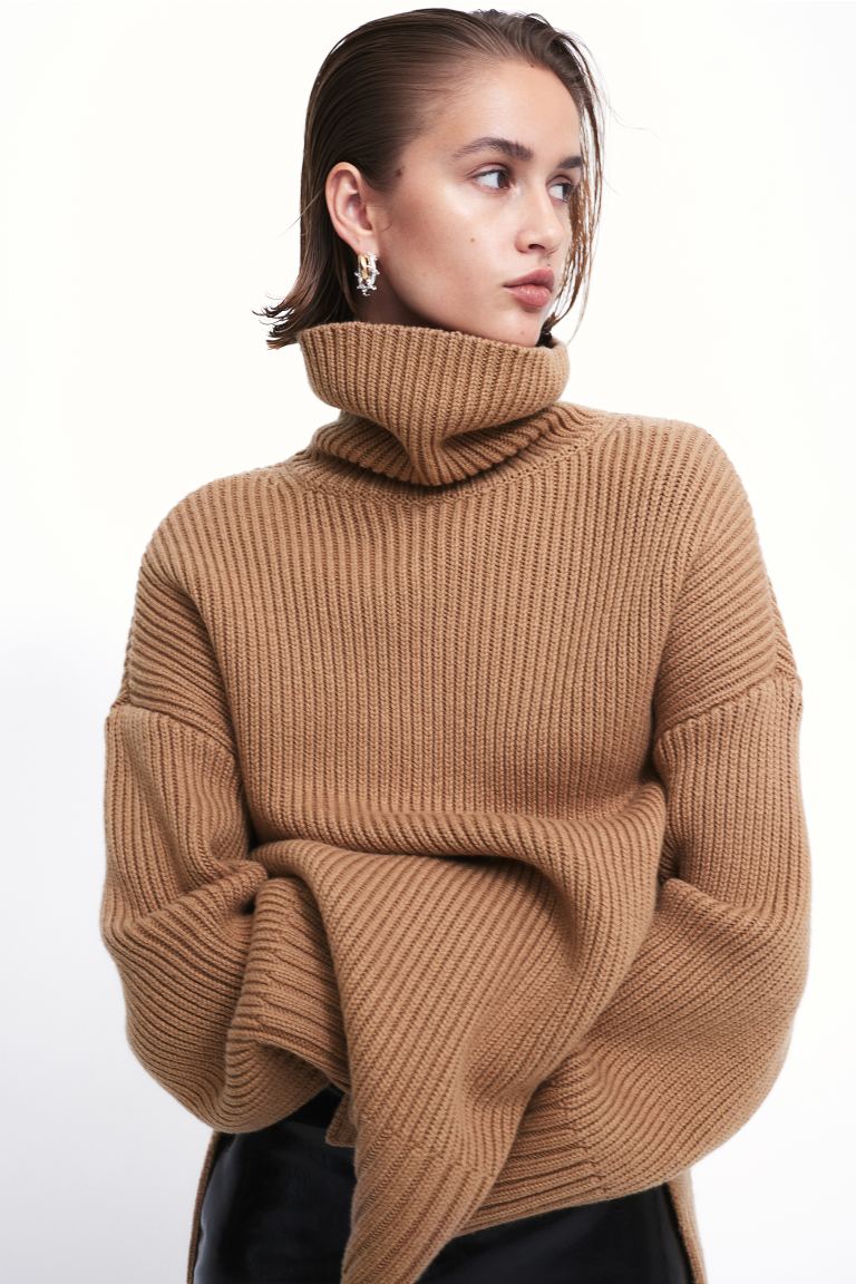 H&M Oversized Turtleneck Sweater