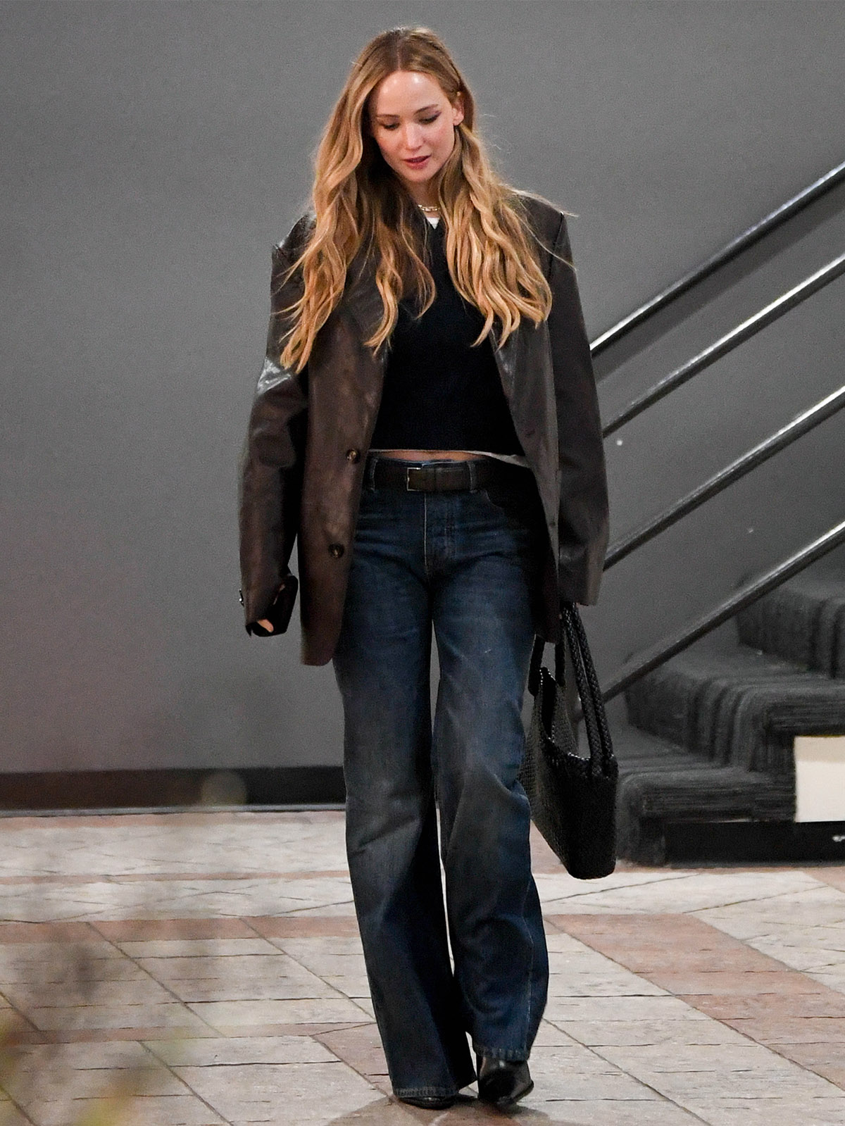Jennifer Lawrence Wore This Jean Trend for Date Night in L.A | Who What Wear