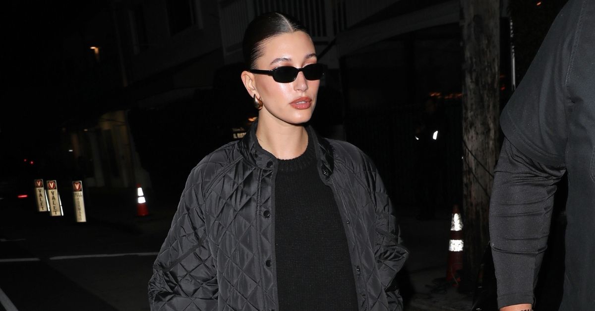Hailey Bieber Can't Stop Wearing Black Leather Loafers | Who What Wear