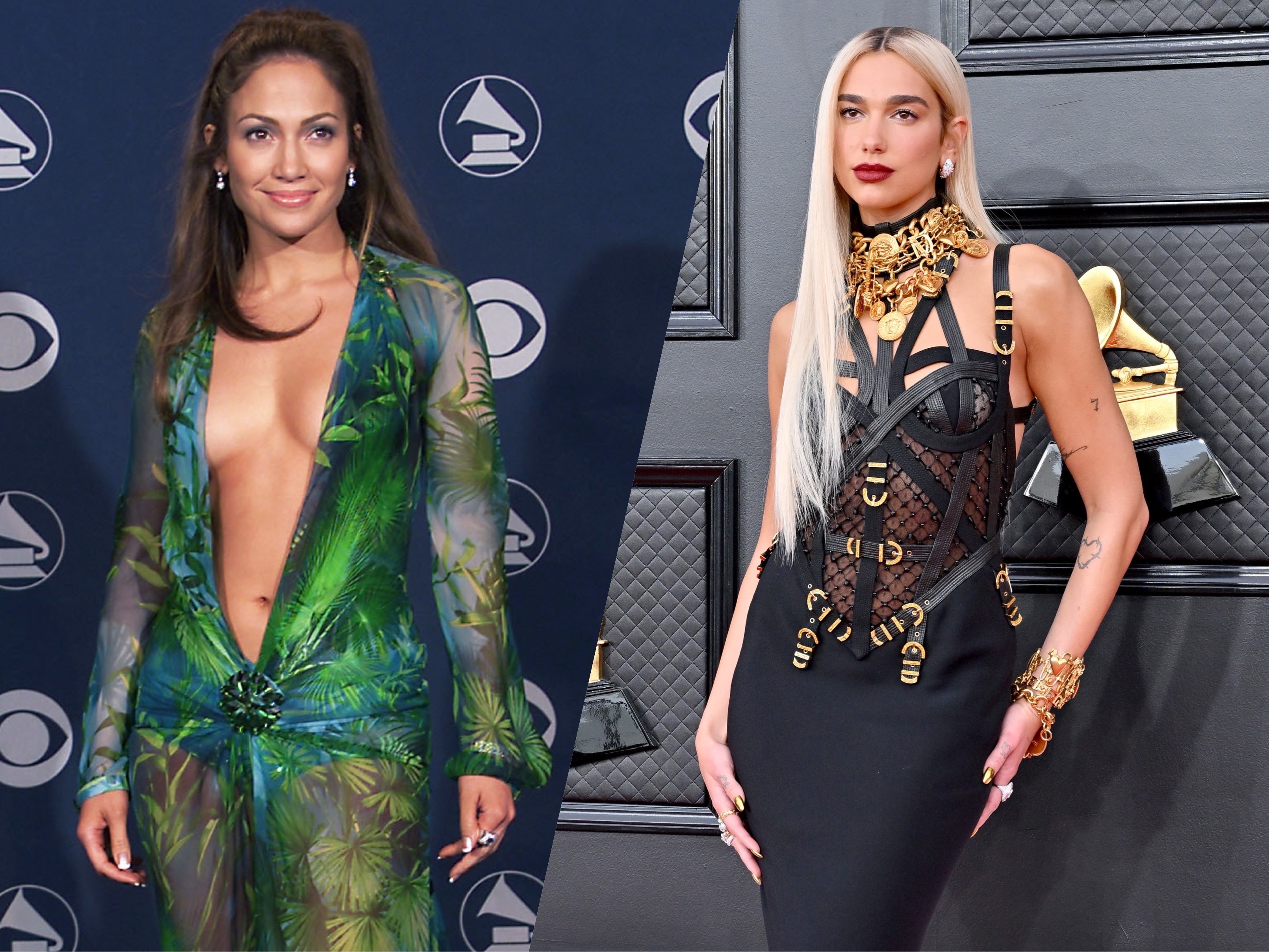 grammys best versace looks of all time