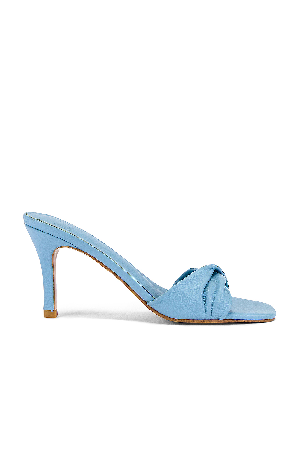 blue color heels